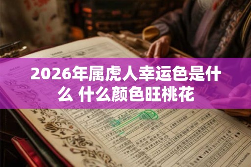 2026年属虎人幸运色是什么 什么颜色旺桃花