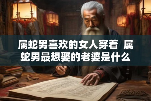 属蛇男喜欢的女人穿着  属蛇男最想娶的老婆是什么