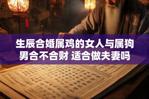 生辰合婚属鸡的女人与属狗男合不合财 适合做夫妻吗