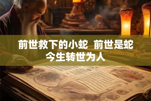 前世救下的小蛇 前世是蛇今生转世为人 前世救下的小蛇 前世是蛇今生转世为人