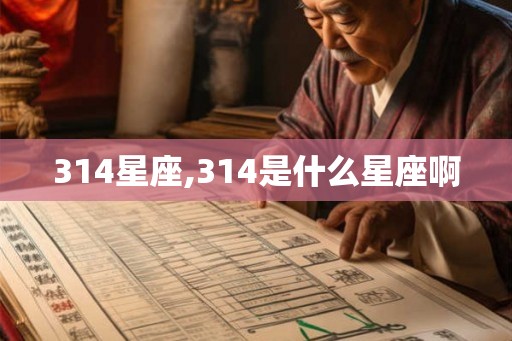 314星座,314是什么星座啊