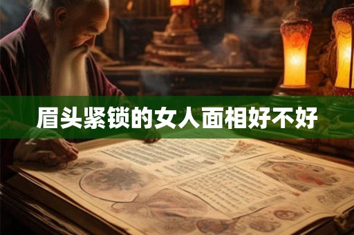 眉头紧锁的女人面相好不好