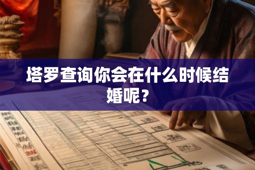 塔罗查询你会在什么时候结婚呢? 塔罗查询你会在什么时候结婚呢?