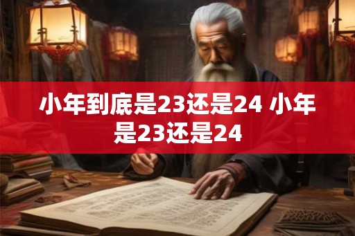 小年到底是23还是24 小年是23还是24