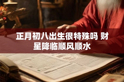 正月初八出生很特殊吗 财星降临顺风顺水