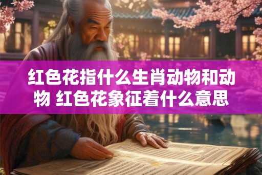 红色花指什么生肖动物和动物 红色花象征着什么意思