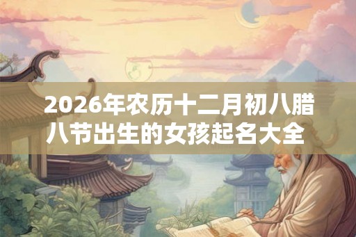 2026年农历十二月初八腊八节出生的女孩起名大全  取名精选字