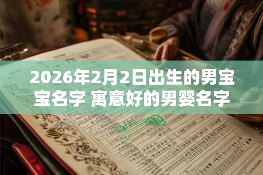 2026年2月2日出生的男宝宝名字 寓意好的男婴名字