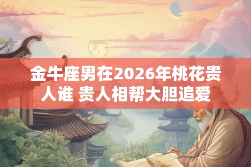 金牛座男在2026年桃花贵人谁 贵人相帮大胆追爱 金牛座男在2026年桃花贵人谁 贵人相帮大胆追爱