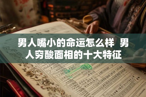 男人嘴小的命运怎么样 男人穷酸面相的十大特征 男人嘴小的命运怎么样 男人穷酸面相的十大特征