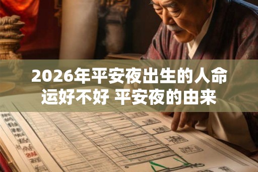 2026年平安夜出生的人命运好不好 平安夜的由来