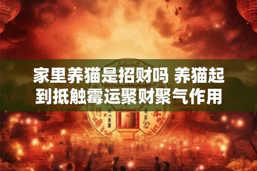 家里养猫是招财吗 养猫起到抵触霉运聚财聚气作用