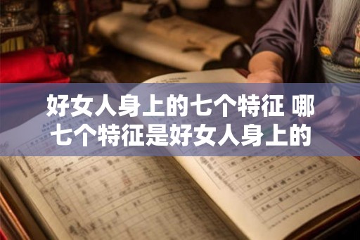 好女人身上的七个特征 哪七个特征是好女人身上的 好女人身上的七个特征 哪七个特征是好女人身上的