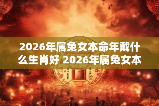 2026年属兔女本命年戴什么生肖好 2026年属兔女本命年注意什么