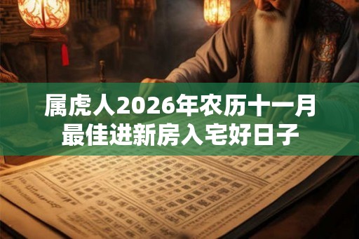 属虎人2026年农历十一月最佳进新房入宅好日子