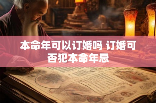 本命年可以订婚吗 订婚可否犯本命年忌 本命年可以订婚吗 订婚可否犯本命年忌