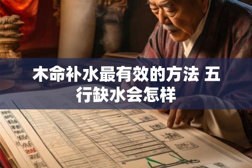 木命补水最有效的方法 五行缺水会怎样