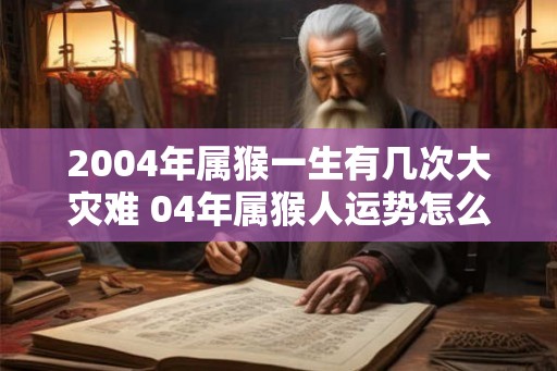 2004年属猴一生有几次大灾难 04年属猴人运势怎么样