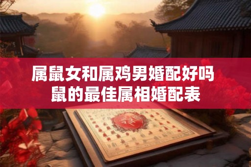 属鼠女和属鸡男婚配好吗 鼠的最佳属相婚配表