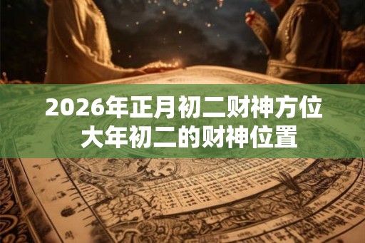 2026年正月初二财神方位  大年初二的财神位置