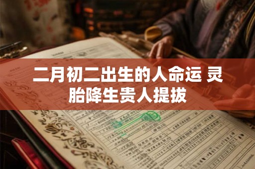 二月初二出生的人命运 灵胎降生贵人提拔