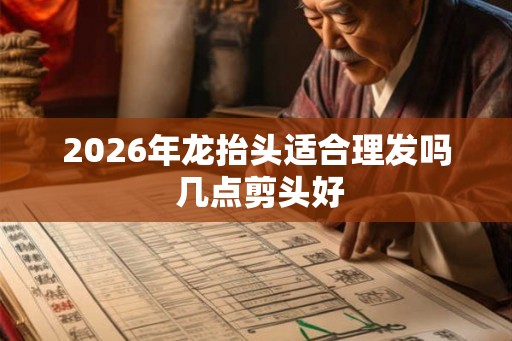 2026年龙抬头适合理发吗 几点剪头好