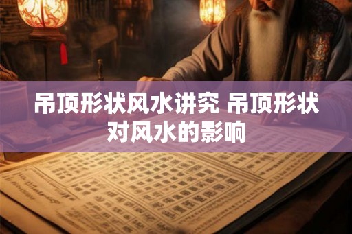 吊顶形状风水讲究 吊顶形状对风水的影响 吊顶形状风水讲究 吊顶形状对风水的影响