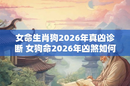 女命生肖狗2026年真凶诊断 女狗命2026年凶煞如何