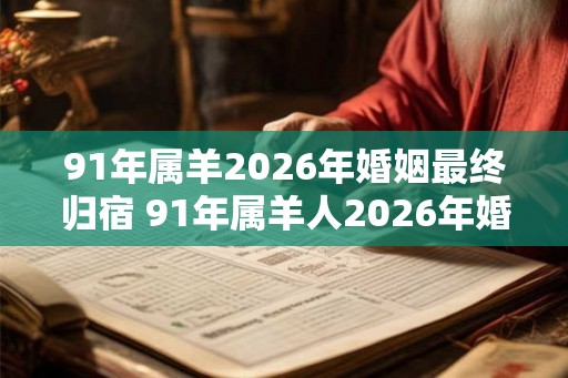 91年属羊2026年婚姻最终归宿 91年属羊人2026年婚姻运势如何