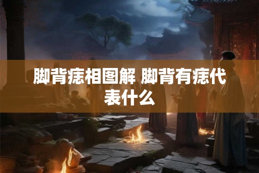 脚背痣相图解 脚背有痣代表什么