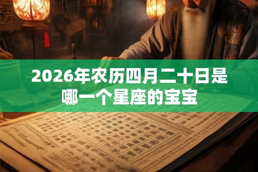 2026年农历四月二十日是哪一个星座的宝宝