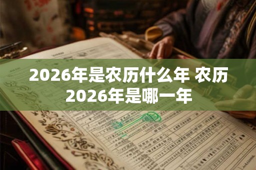 2026年是农历什么年 农历2026年是哪一年 2026年是农历什么年 农历2026年是哪一年