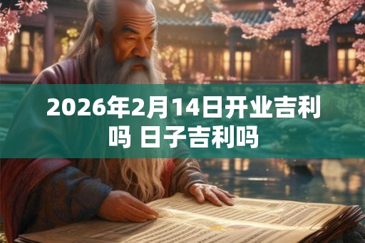 2026年2月14日开业吉利吗 日子吉利吗 2026年2月14日开业吉利吗 日子吉利吗