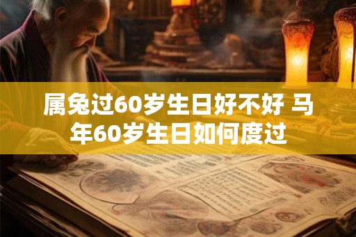 属兔过60岁生日好不好 马年60岁生日如何度过
