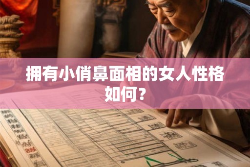 拥有小俏鼻面相的女人性格如何？