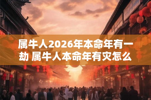 属牛人2026年本命年有一劫 属牛人本命年有灾怎么办
