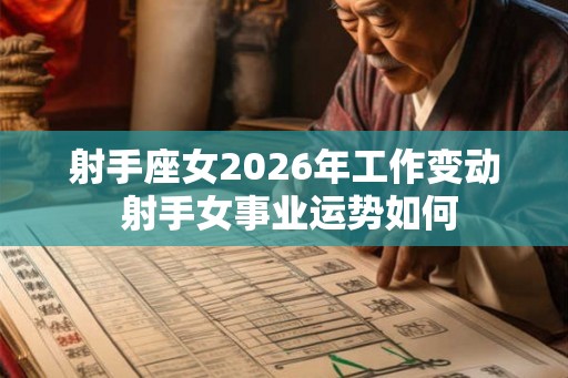 射手座女2026年工作变动 射手女事业运势如何 射手座女2026年工作变动 射手女事业运势如何