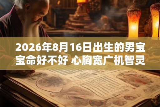 2026年8月16日出生的男宝宝命好不好 心胸宽广机智灵敏