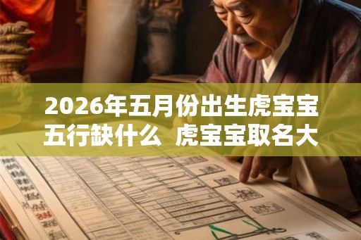 2026年五月份出生虎宝宝五行缺什么  虎宝宝取名大全