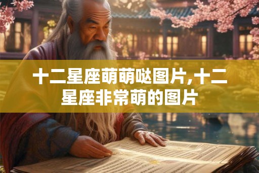 十二星座萌萌哒图片,十二星座非常萌的图片