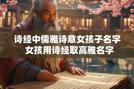 诗经中儒雅诗意女孩子名字  女孩用诗经取高雅名字