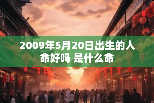2009年5月20日出生的人命好吗 是什么命