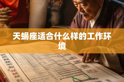 天蝎座适合什么样的工作环境 天蝎座适合什么样的工作环境