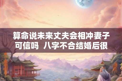 算命说未来丈夫会相冲妻子可信吗 八字不合结婚后很幸福 算命说未来丈夫会相冲妻子可信吗 八字不合结婚后很幸福