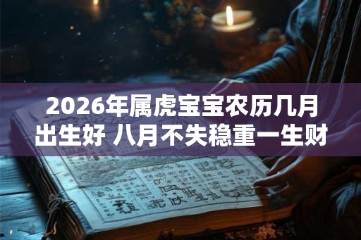 2026年属虎宝宝农历几月出生好 八月不失稳重一生财源滚滚 2026年属虎宝宝农历几月出生好 八月不失稳重一生财源滚滚