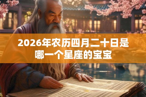 2026年农历四月二十日是哪一个星座的宝宝