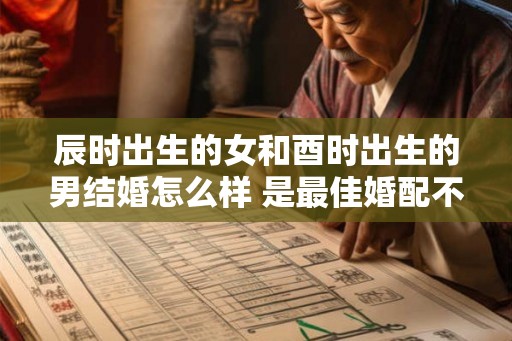 辰时出生的女和酉时出生的男结婚怎么样 是最佳婚配不
