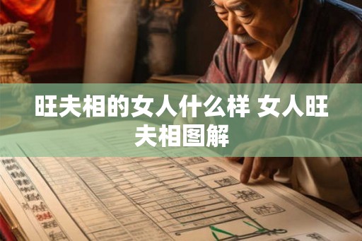 旺夫相的女人什么样 女人旺夫相图解