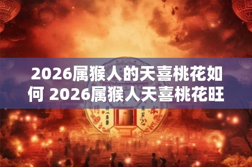 2026属猴人的天喜桃花如何 2026属猴人天喜桃花旺吗