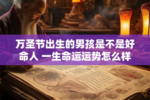 万圣节出生的男孩是不是好命人 一生命运运势怎么样